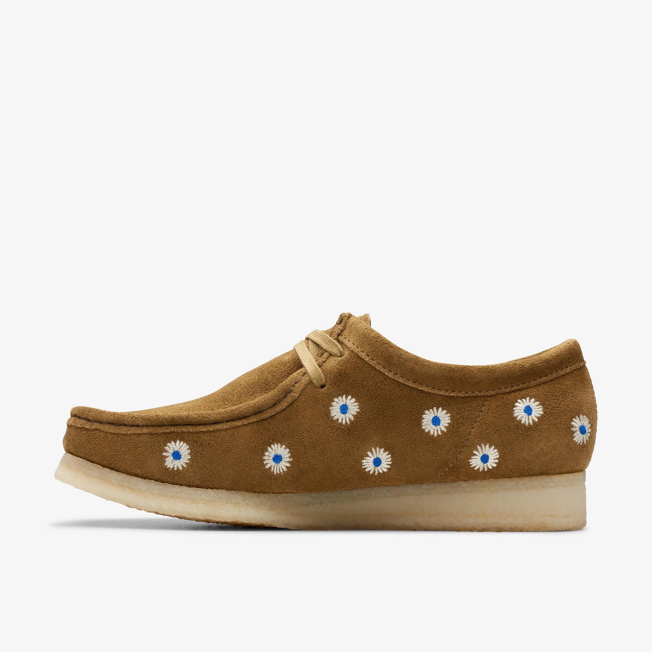 [26175852] Mens CLARKS WALLABEE - DARK OLIVE EMB