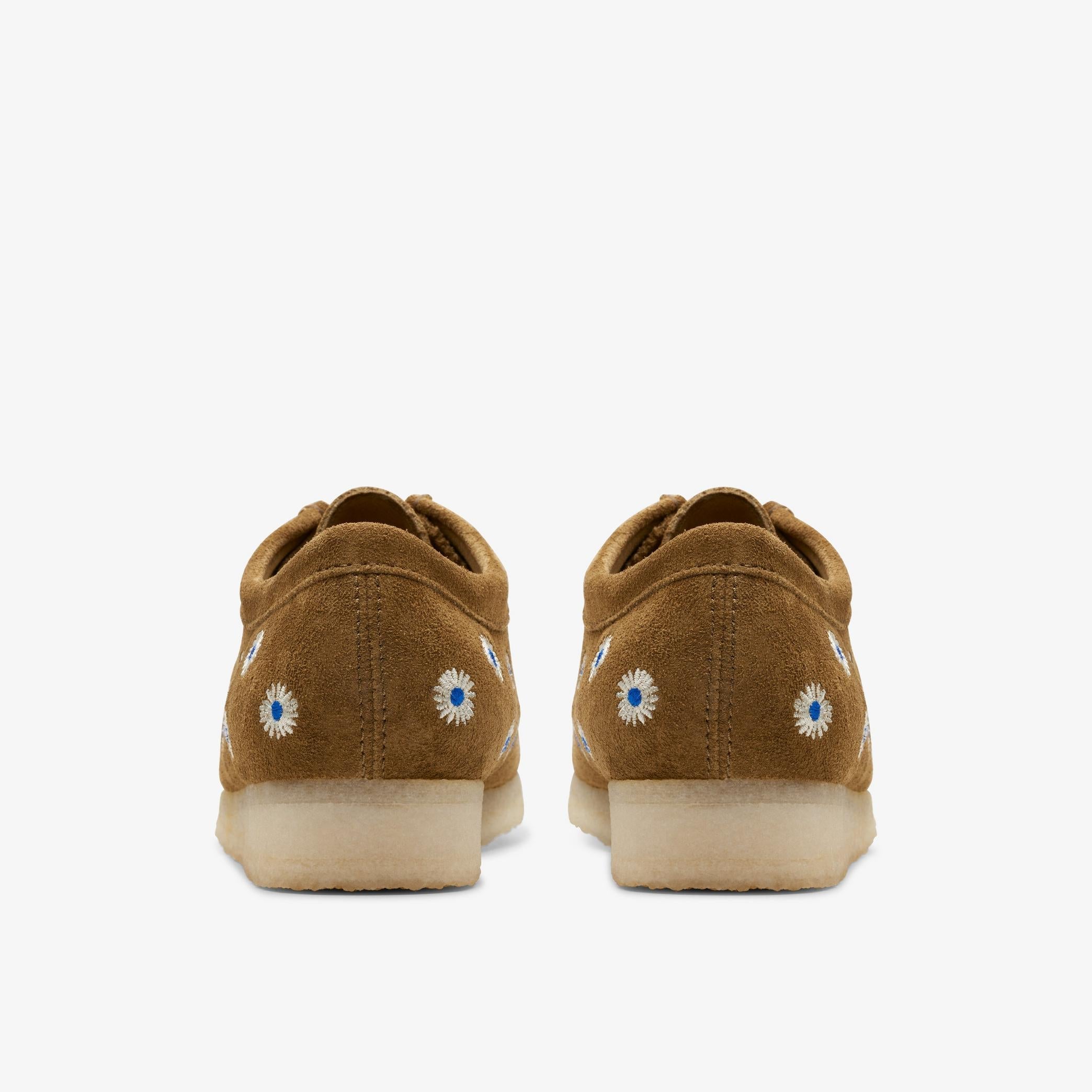[26175852] Mens CLARKS WALLABEE - DARK OLIVE EMB