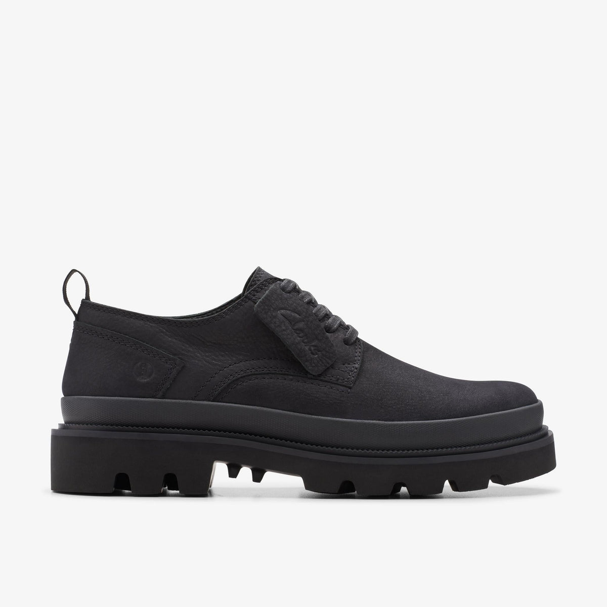 Clarks Badell Lace Men's Black Nubuck 26176087