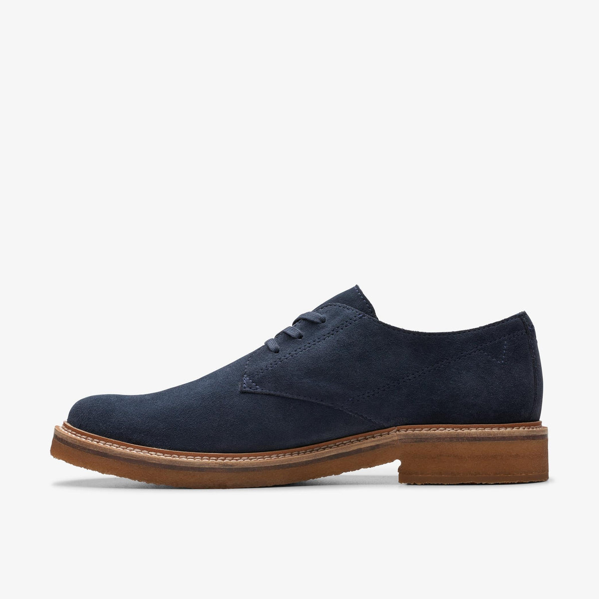 Clarks Clarkdale Derby Men's Navy Suede 26176109 — side view