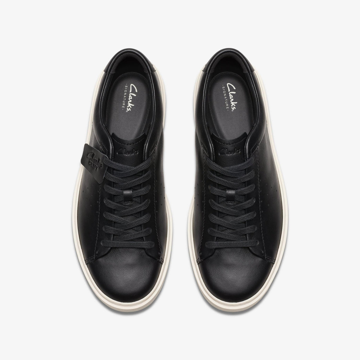 Clarks Craft Swift Men's Black Leather 26176129 — top view
