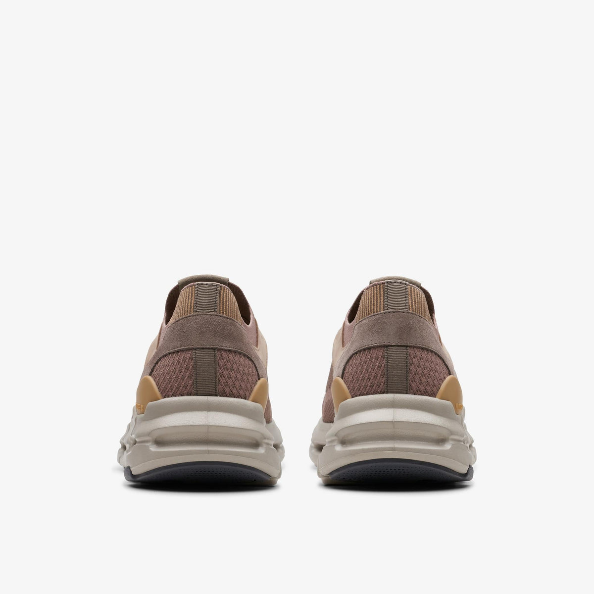 Clarks Nxe Knit Men's Pebble Combination Textile 26176165 — detail view