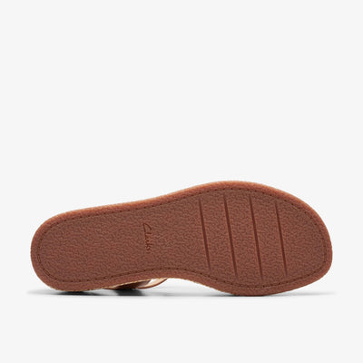 Clarks Kimmei Twist Women's Tan Leather 26176394 — rear view