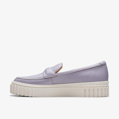 Clarks Mayhill Cove Women's Lilac Leather 26176433 — side view