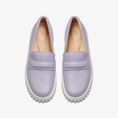 Clarks Mayhill Cove Women's Lilac Leather 26176433 — top view