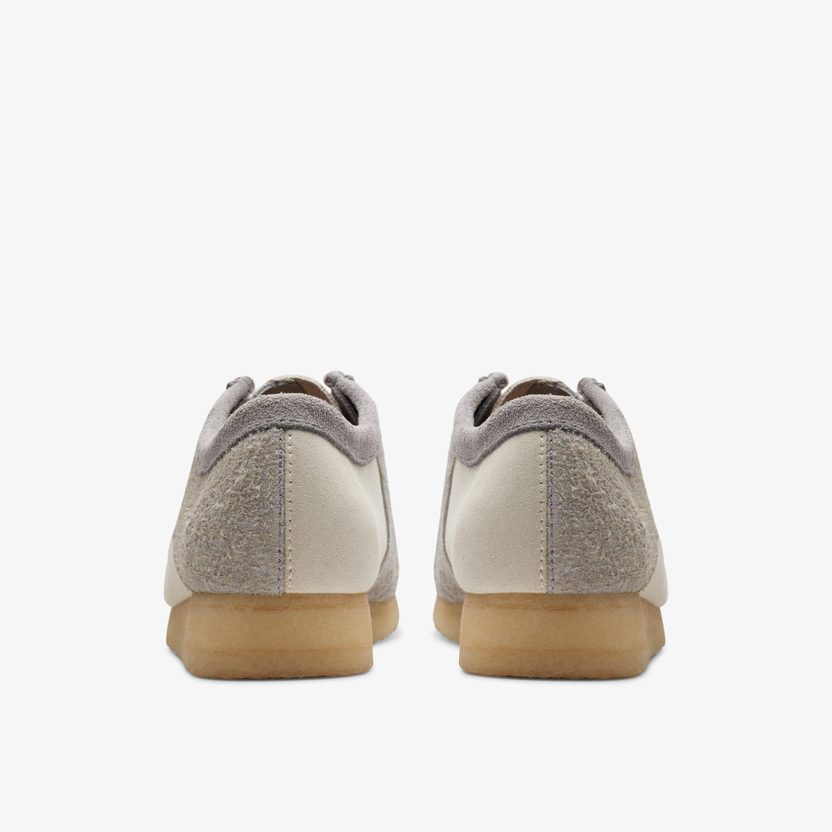 Clarks Originals Wallabee Men's Grey/Off White 26176525 — detail view
