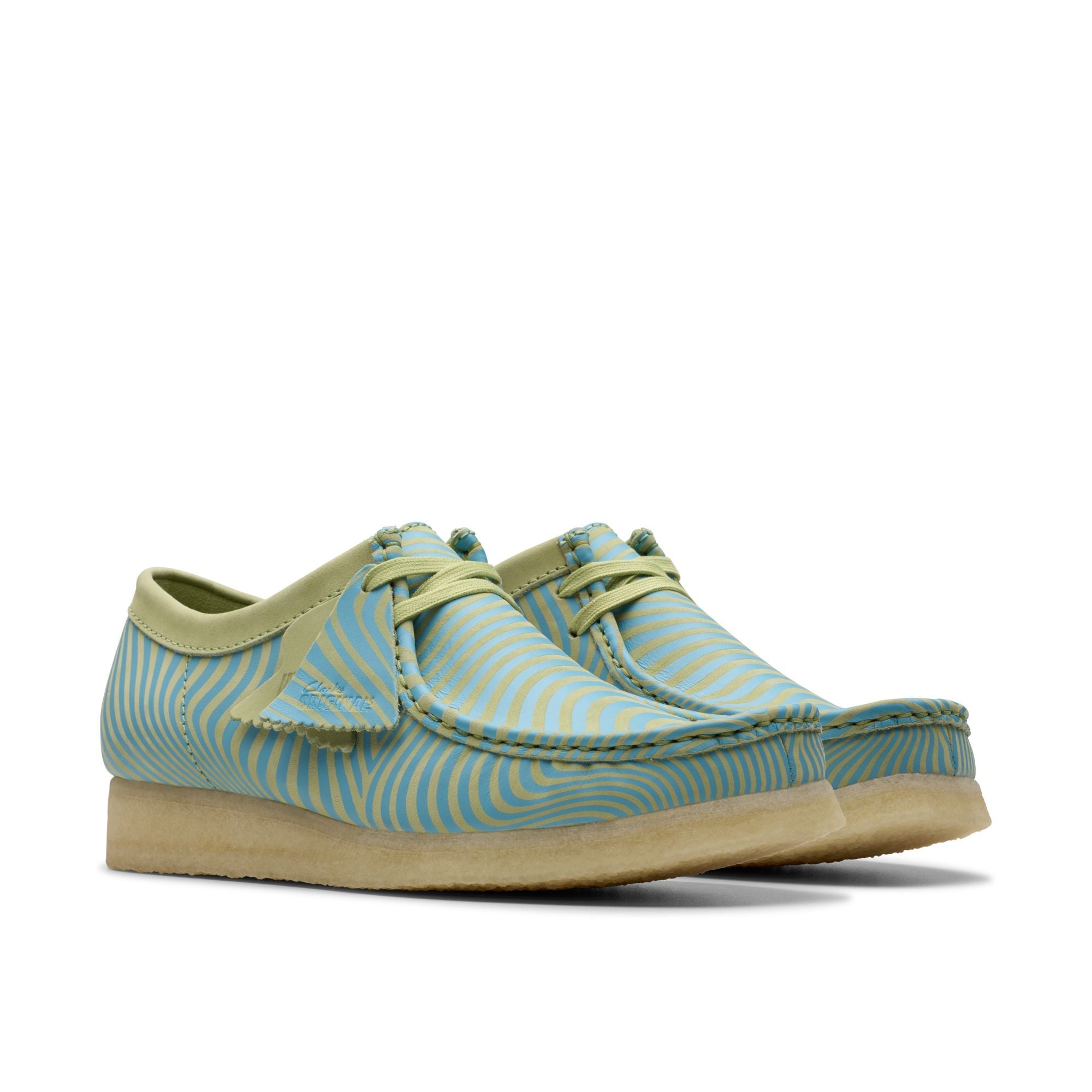 Clarks Originals Wallabee Men's Blue Casual Shoes