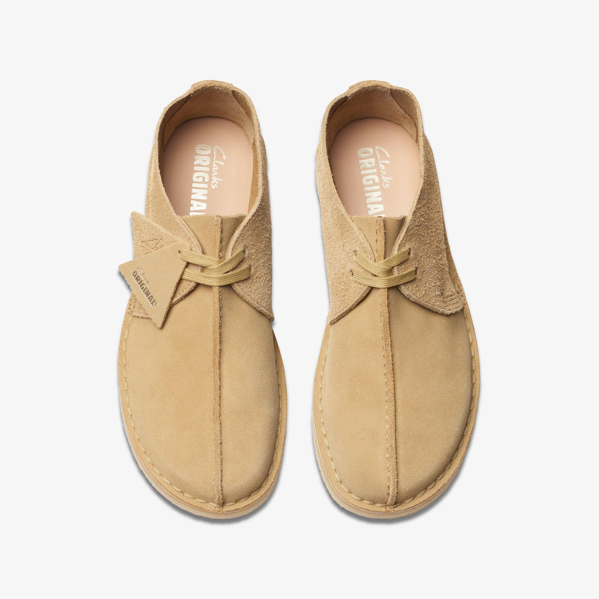 Clarks Originals Desert Trek Men's Maple Combi 26176530 — top view