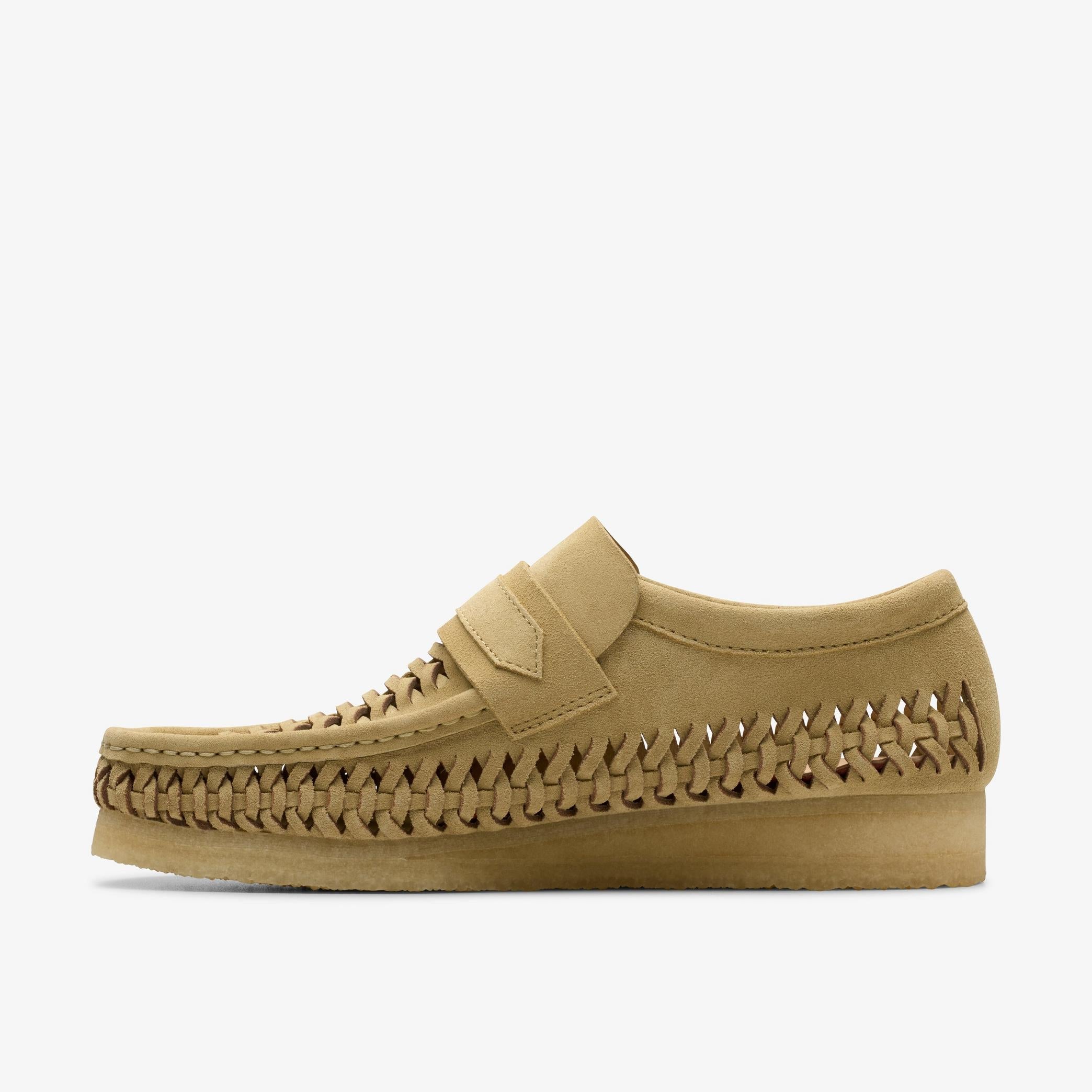 [26176534] MENS CLARKS WALLABEE LOAFER WEAVE
