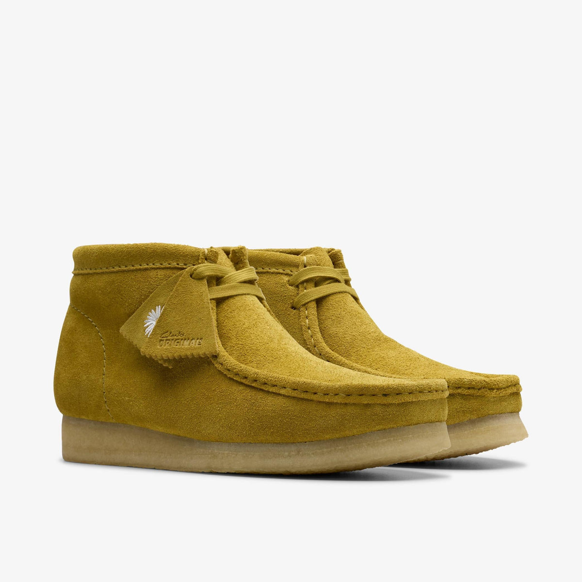 Clarks Originals Wallabee Boot Men's Olive 26176538 — sole view