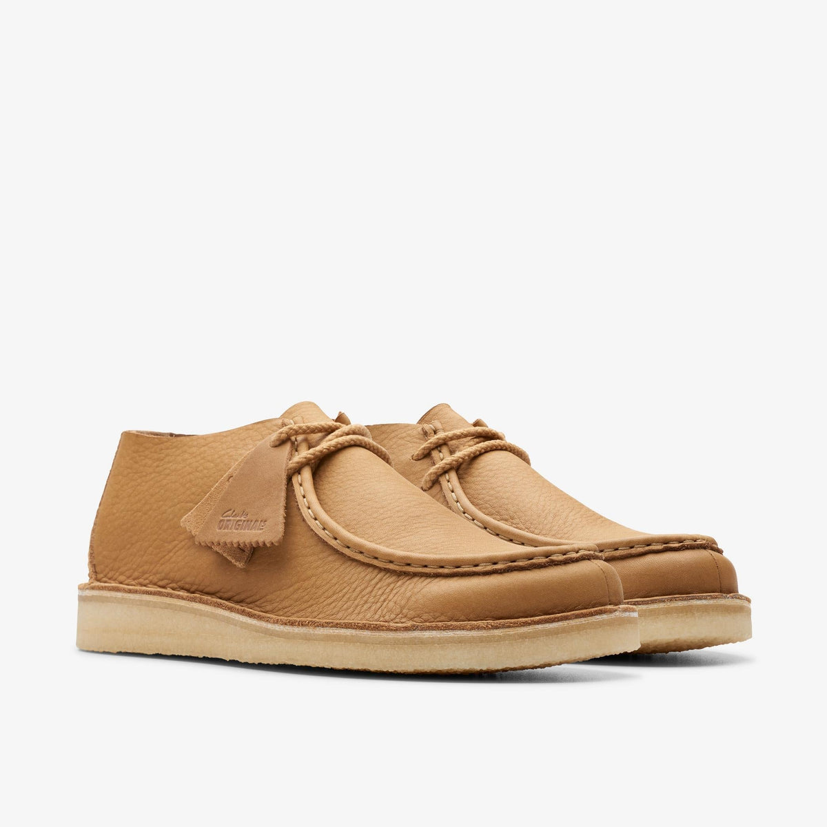 Clarks Originals Desert Nomad Men's Mid Tan Lea 26176543 — sole view