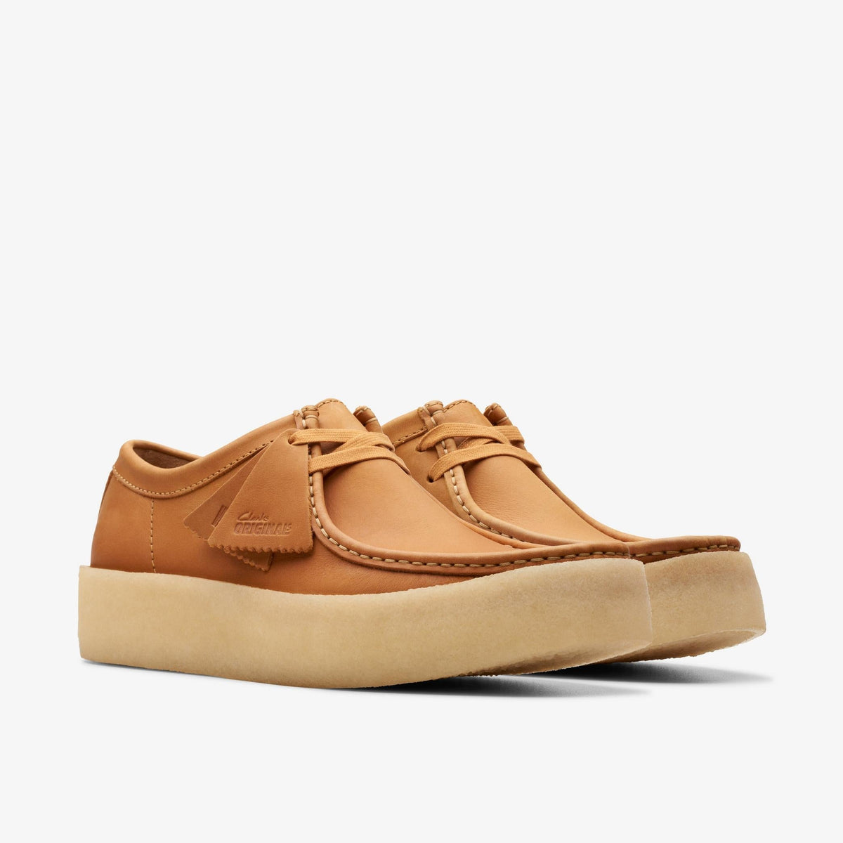Clarks Originals Wallabee Men's Mid Tan Leather 26176548 — sole view