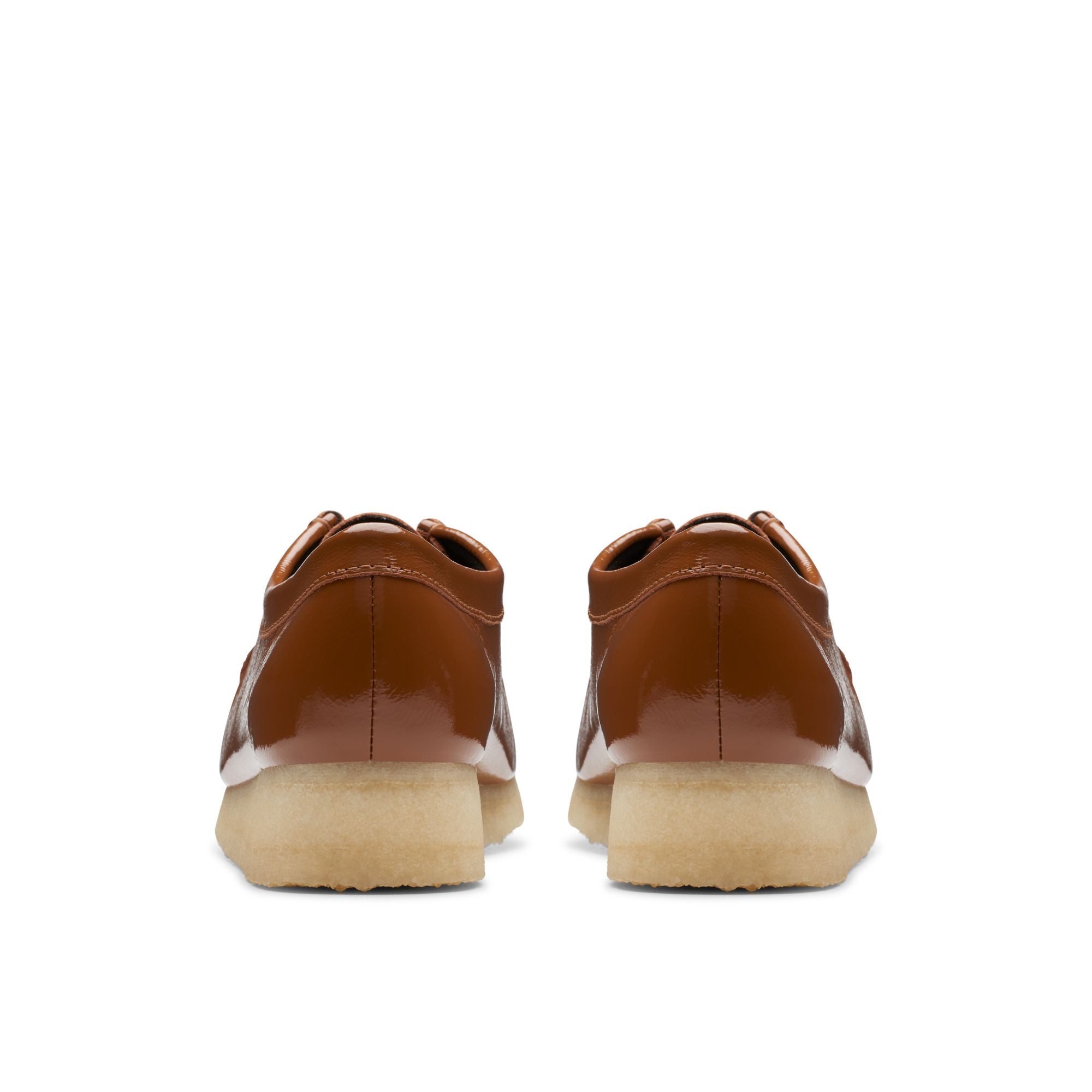 Clarks Originals Wallabee Women's Dusk Brown Pat Casual Shoes