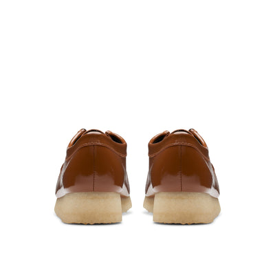 Clarks Originals Wallabee Women's Dusk Brown Pat Casual Shoes
