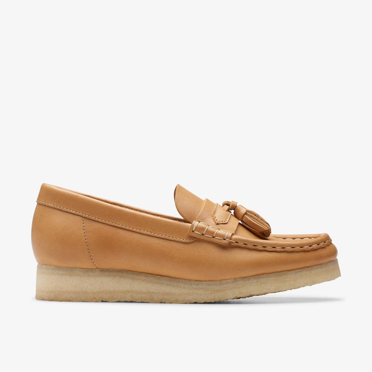 Clarks Originals Wallabee Loafer Women's Mid Tan Leather 26176560