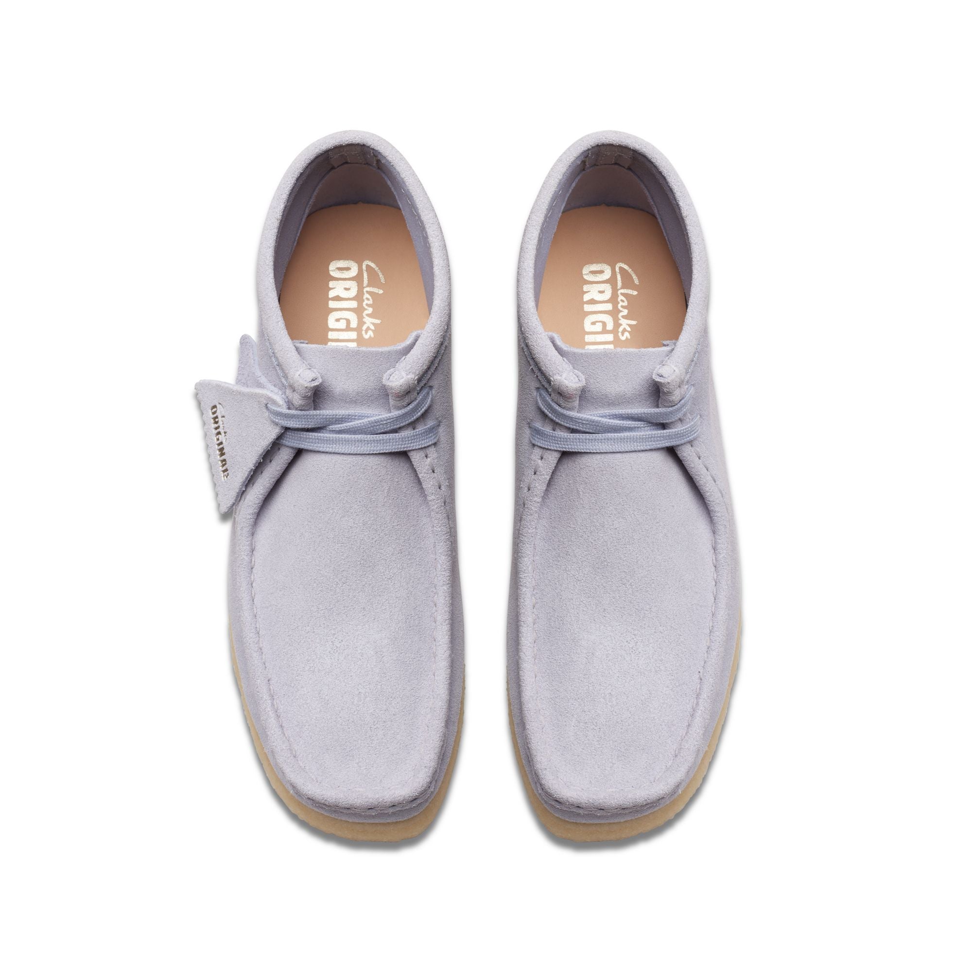 Clarks Originals Wallabee Boot Women's Cloud Grey Suede