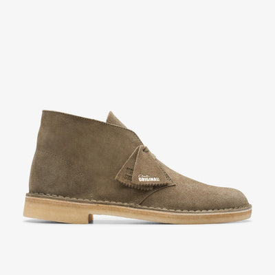 Clarks Originals Desert Boot Men's Pale Khaki Suede 26176626