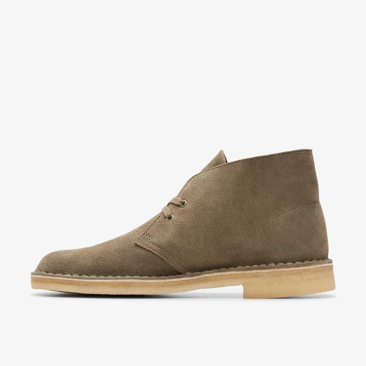 Clarks Originals Desert Boot Men's Pale Khaki Suede 26176626 — side view