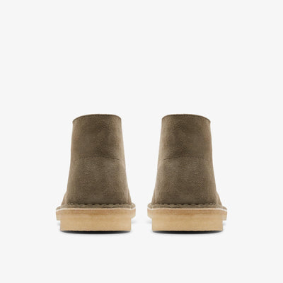 Clarks Originals Desert Boot Men's Pale Khaki Suede 26176626 — detail view