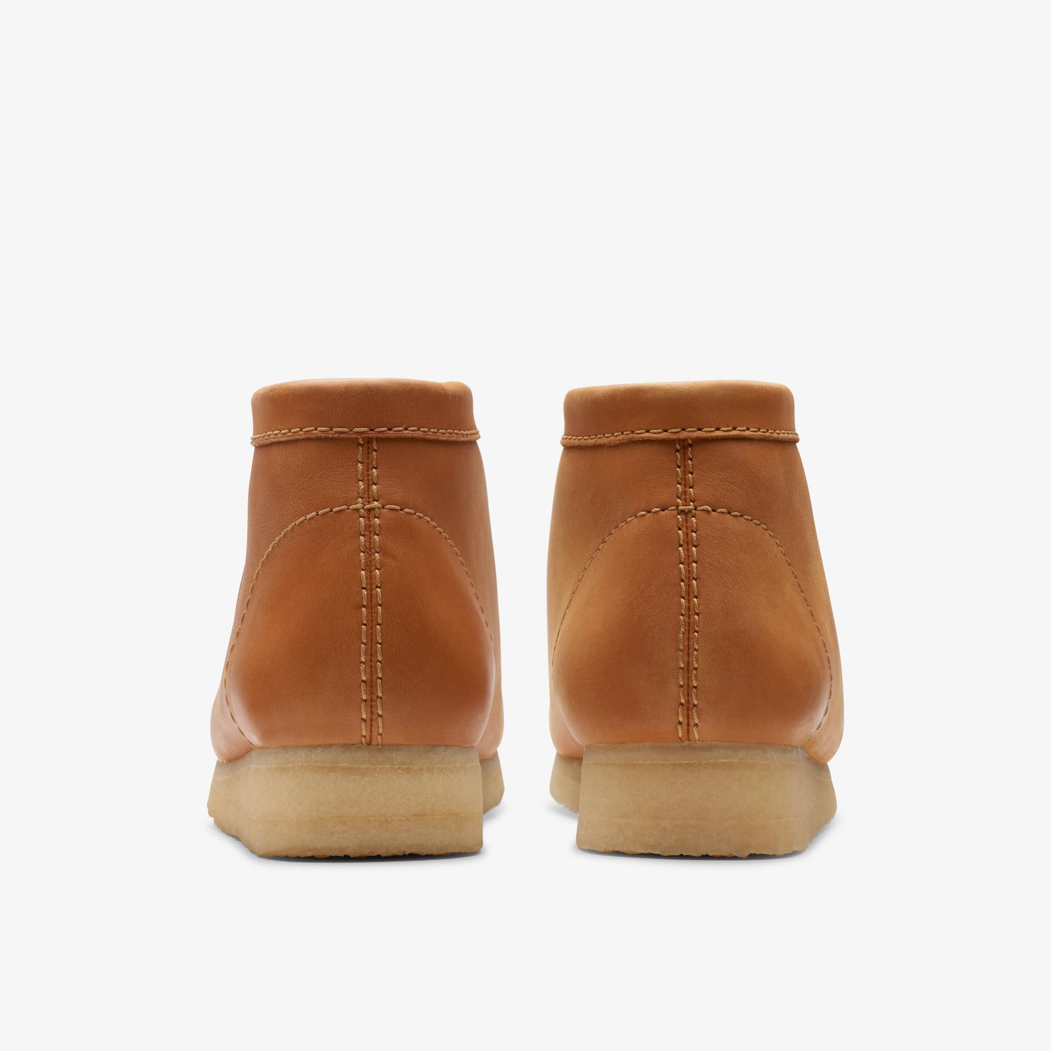 Clarks Originals Wallabee Boot Men's Tan Caramel Leather
