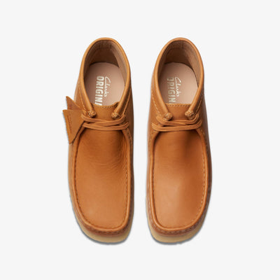 Clarks Originals Wallabee Boot Men's Tan Caramel Leather