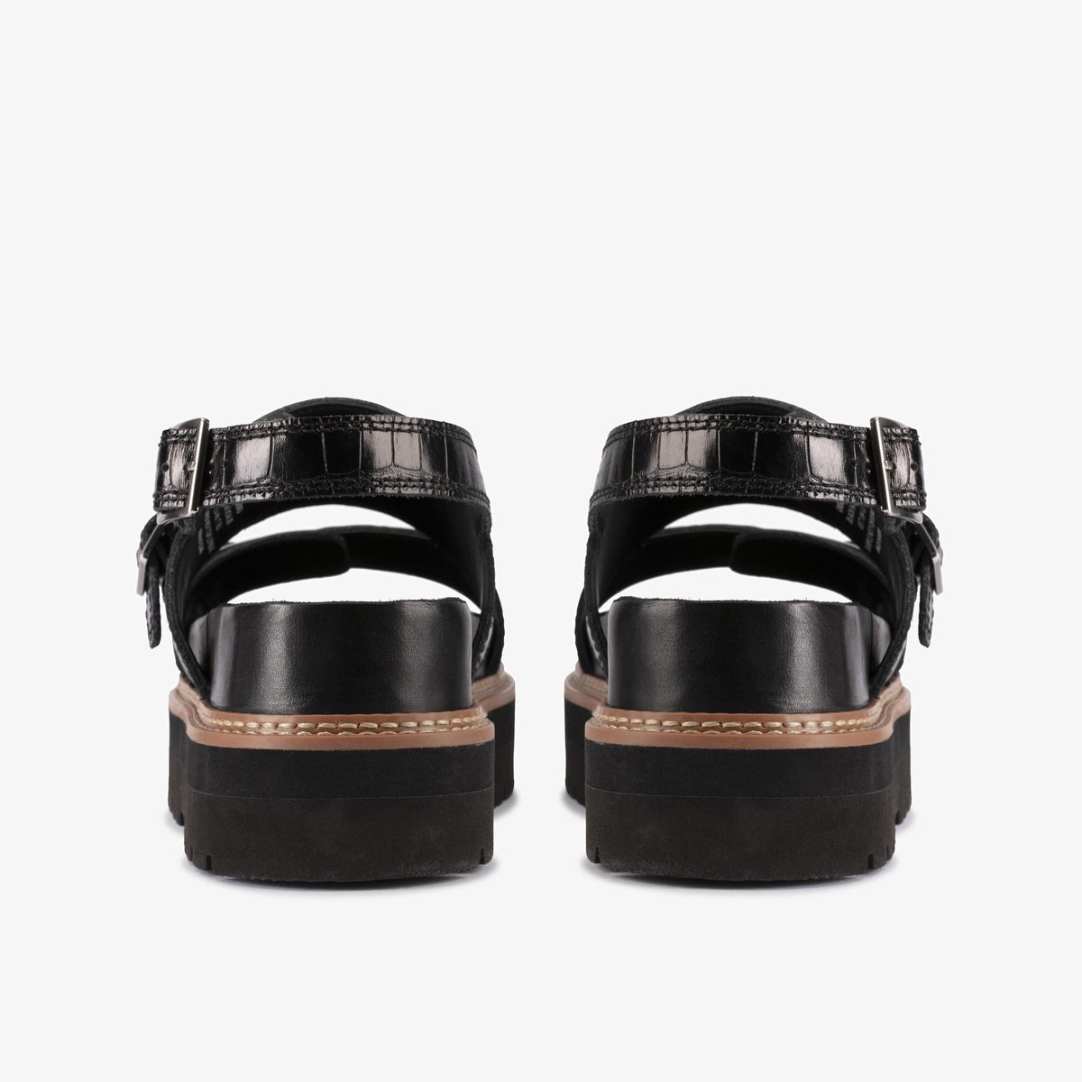 Clarks Orianna Glide Sandal Women's Black Interest 26176641 — detail view