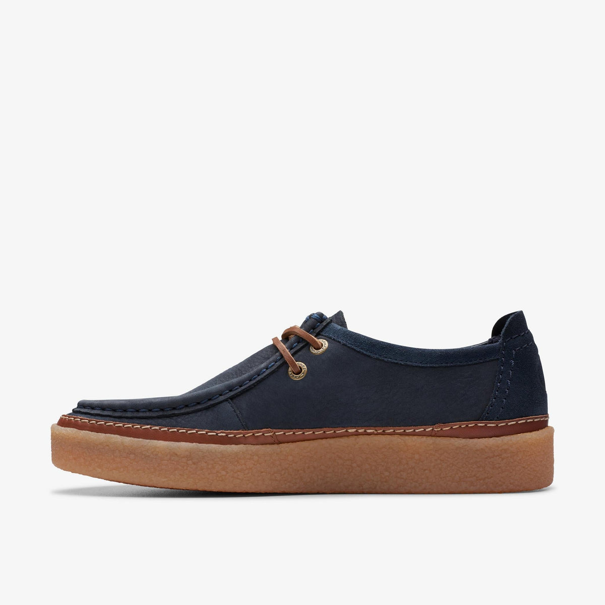 Clarks Clarkwood Moc Men's Navy Suede 26176871 — side view