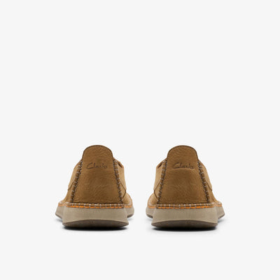 Clarks Gorsky Walk Men's Dark Sand Nubuck 26176875 — detail view