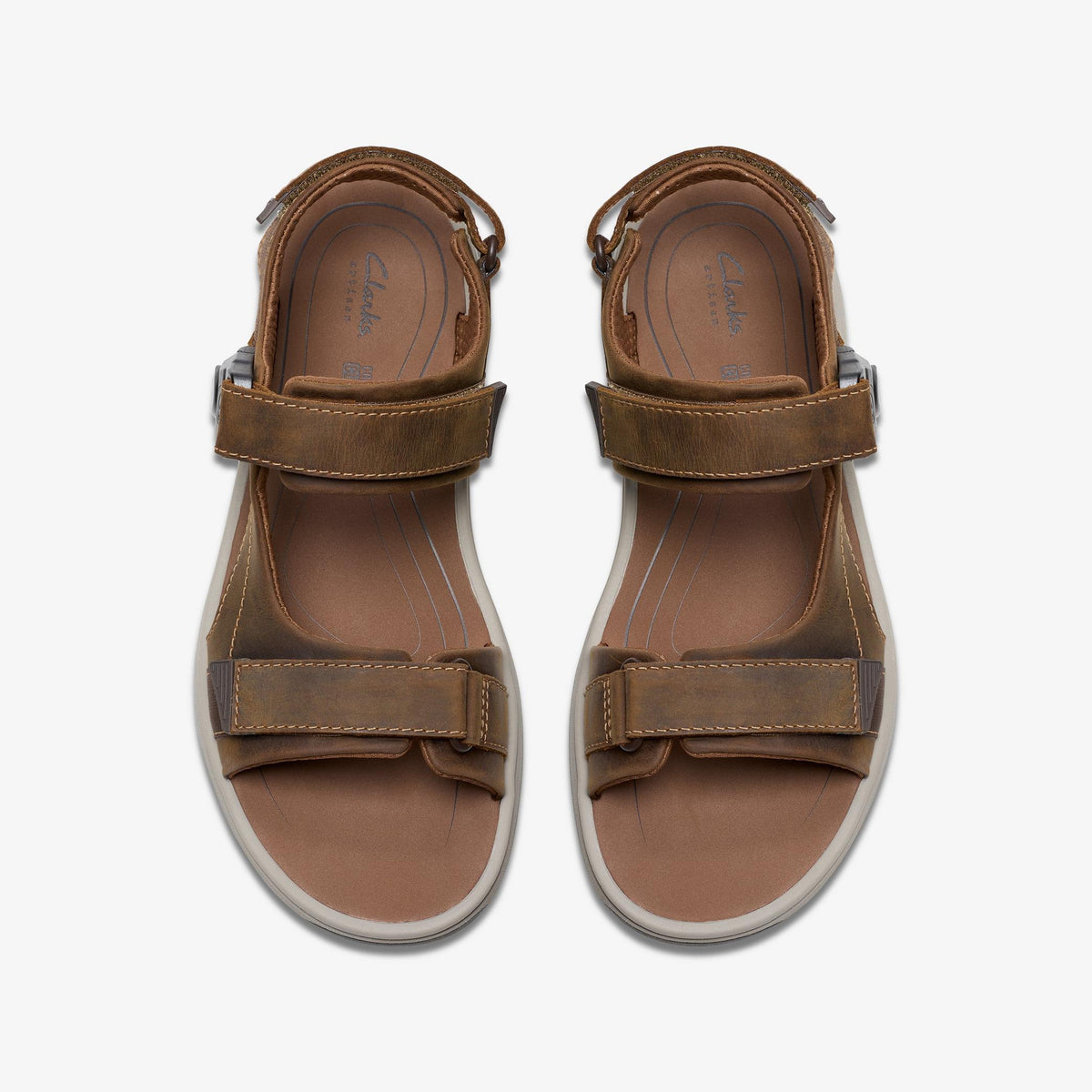Clarks Saltway Trail Men's Light Tan 26176906 — top view