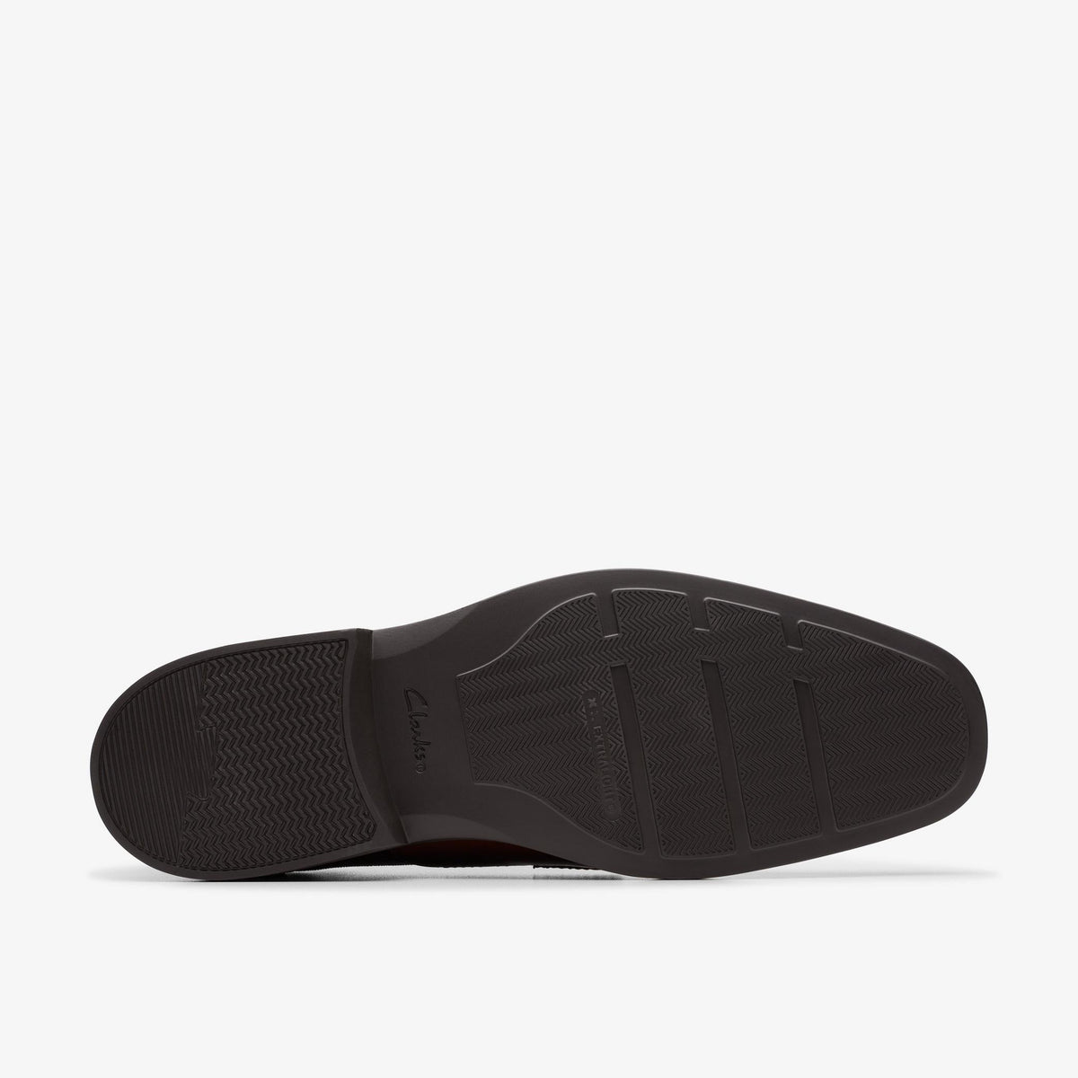 Clarks Clarkslite Tie Men's Mahogany Leather 26176937 — rear view