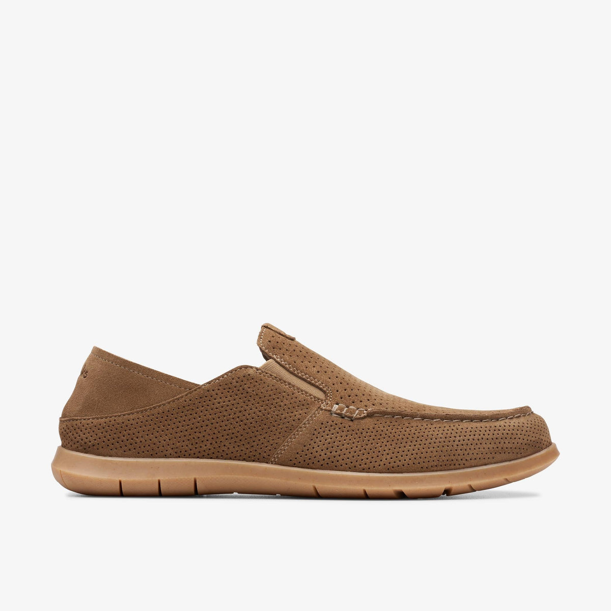 Clarks Flexway Easy Men's Light Tan Suede 26176948
