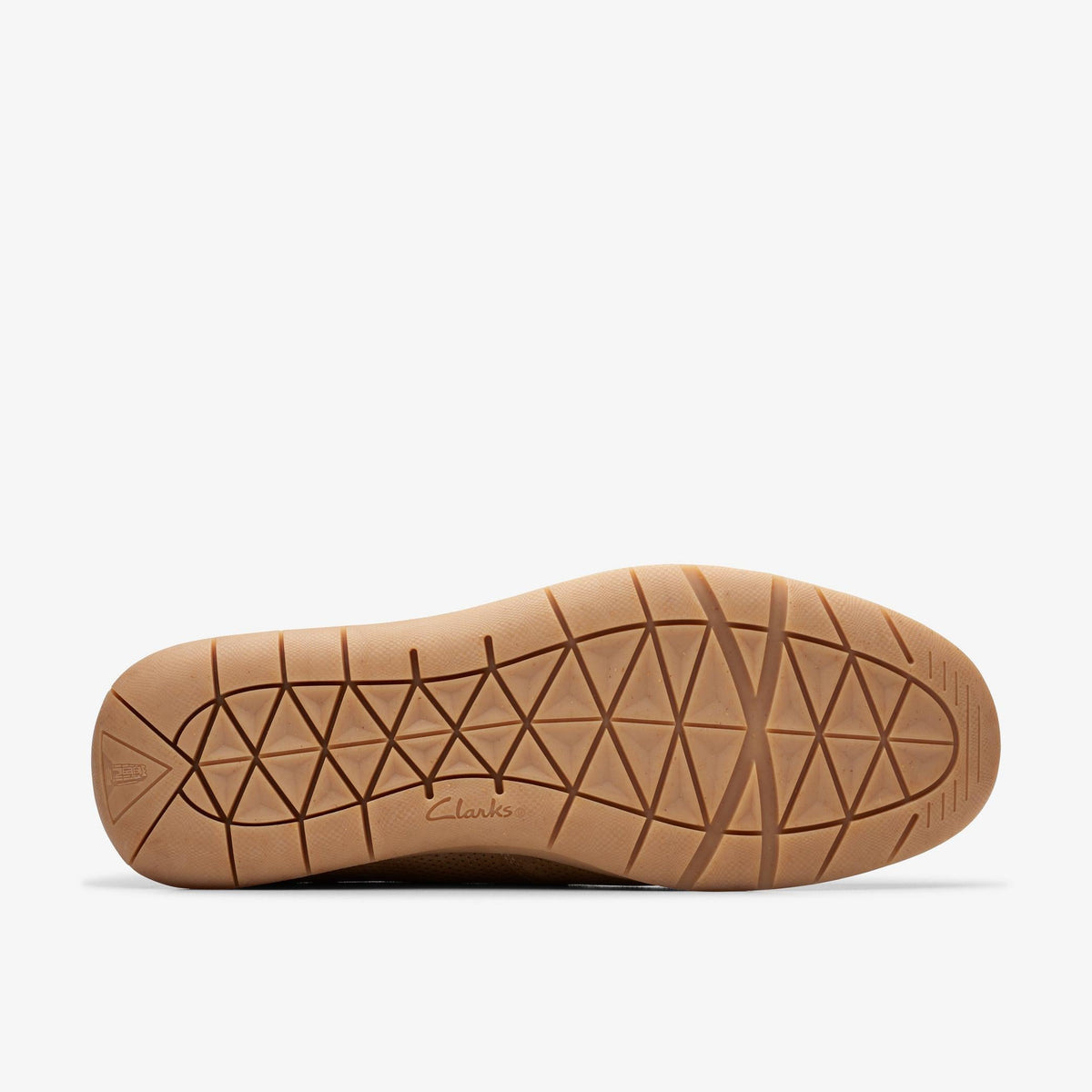 Clarks Flexway Easy Men's Light Tan Suede 26176948 — rear view