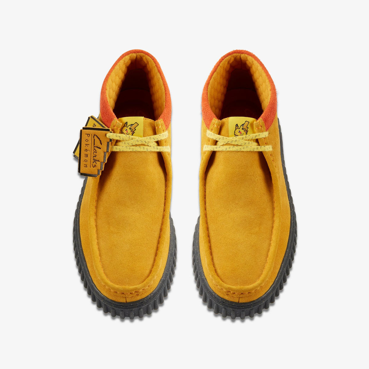 Clarks Torhill Explore Men's Yellow Suede 26177516 — top view