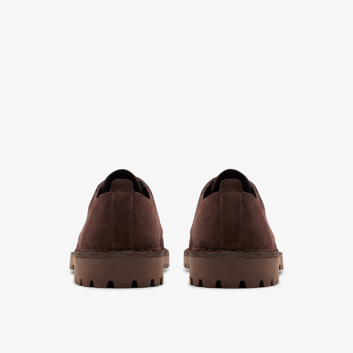Clarks DESERT ROCK LO Men's Deep Brown Suede 26177798 — detail view