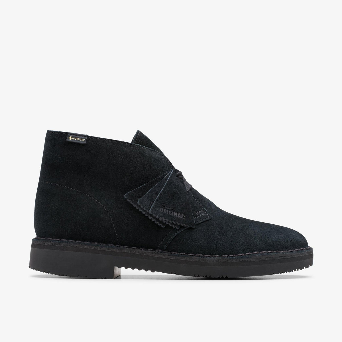 Clarks Originals Desert Boot GTX Men's Black Suede 26177857