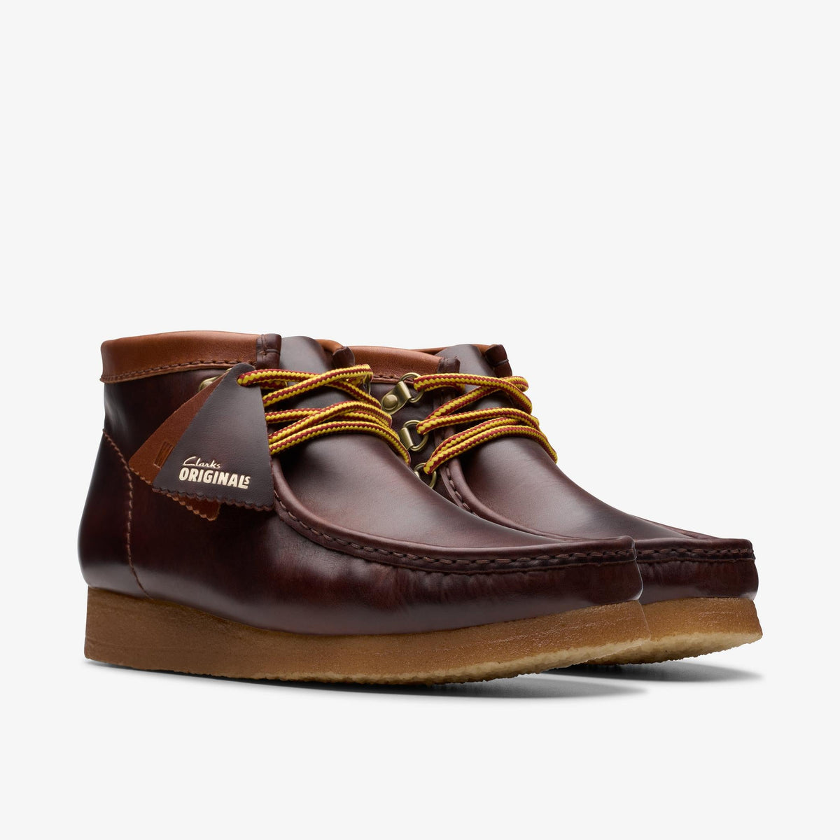 Clarks Originals Wallabee Boot Men's Burgandy 26178095 — sole view