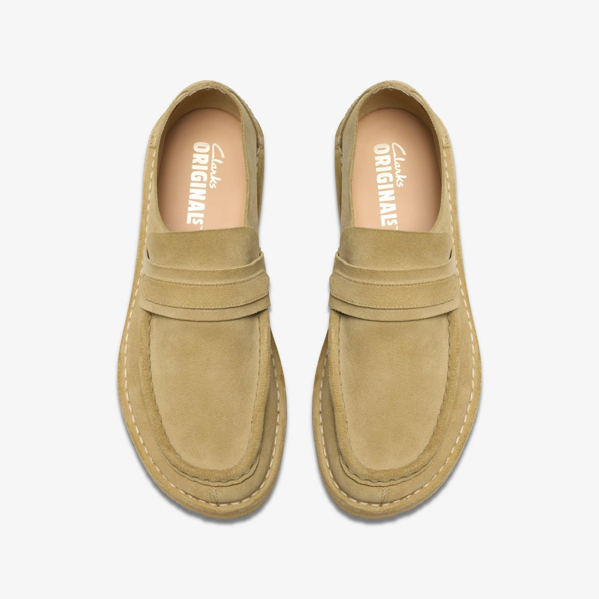 Clarks Originals Nomad Loafer Men's Maple Suede 26178112 — top view