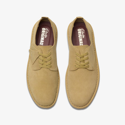 Clarks Originals Desert Rock Lo Men's Maple Suede 26178128 — top view