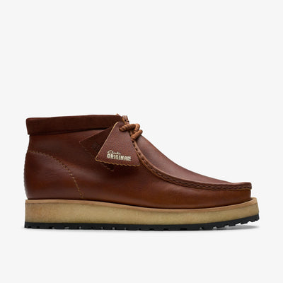 Clarks Originals Wallabee Scout Men's Dark Tan Leather 26178204