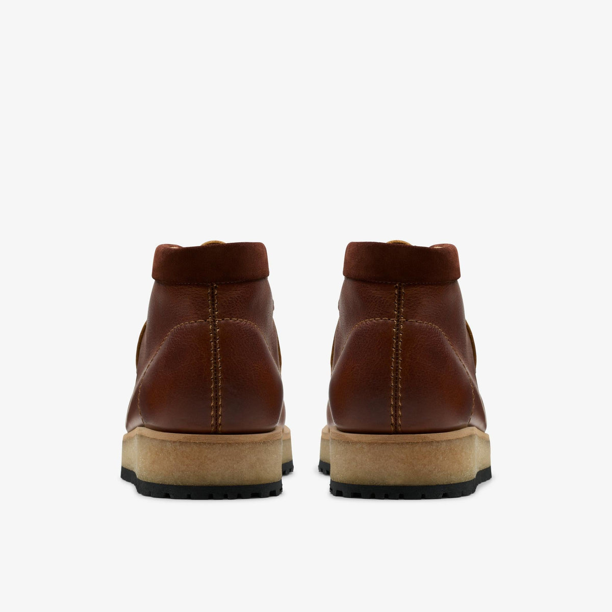 Clarks Originals Wallabee Scout Men's Dark Tan Leather 26178204 — detail view
