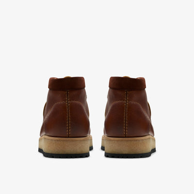 Clarks Originals Wallabee Scout Men's Dark Tan Leather 26178204 — detail view
