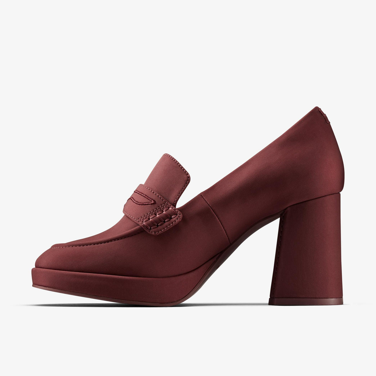 Clarks Originals x Martine Rose Loafer 2 Women's Ox Blood Textile 26178336 — side view