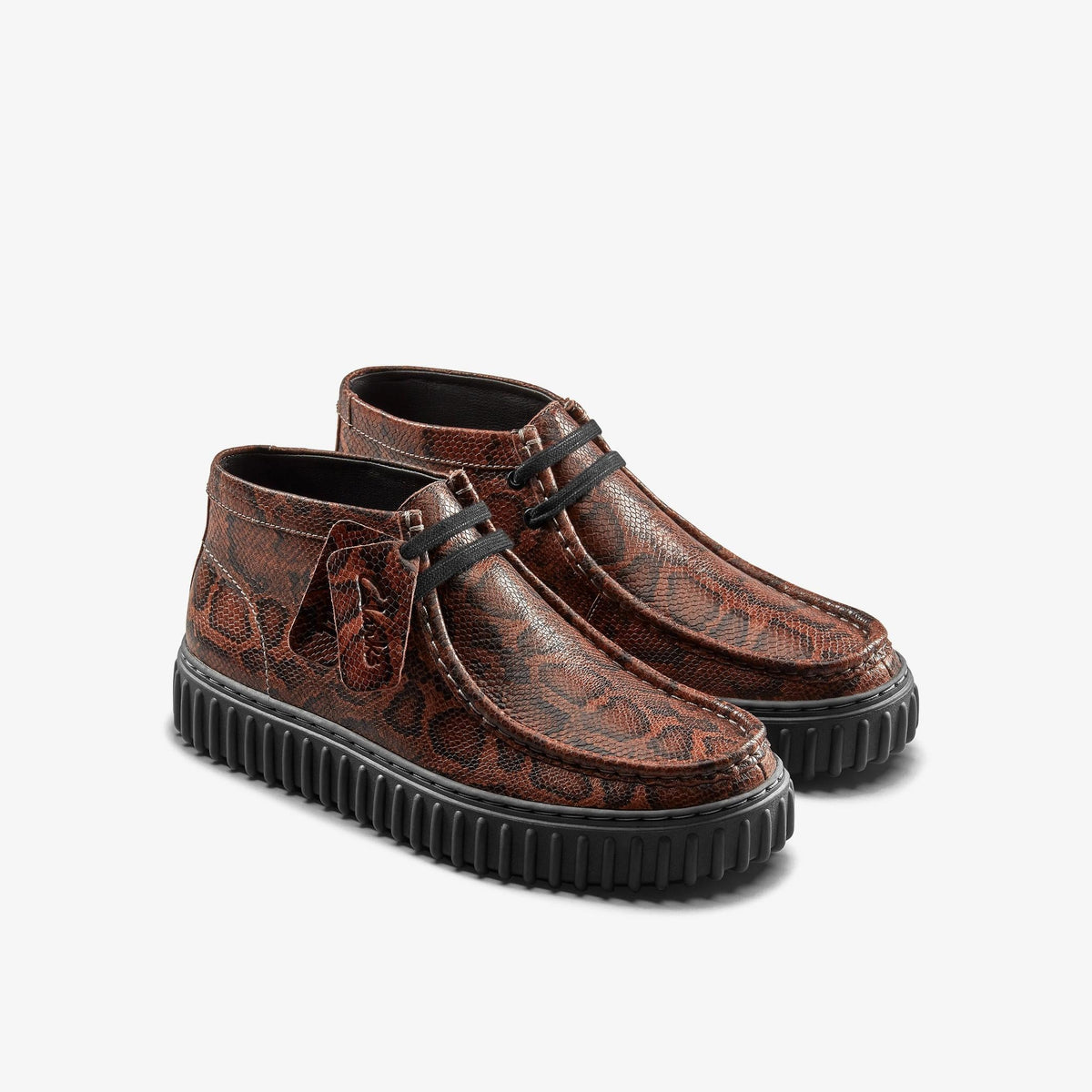 Clarks CUR MARTINE ROSE TORHILL HI Men's Black Int Leather 26178352 — sole view