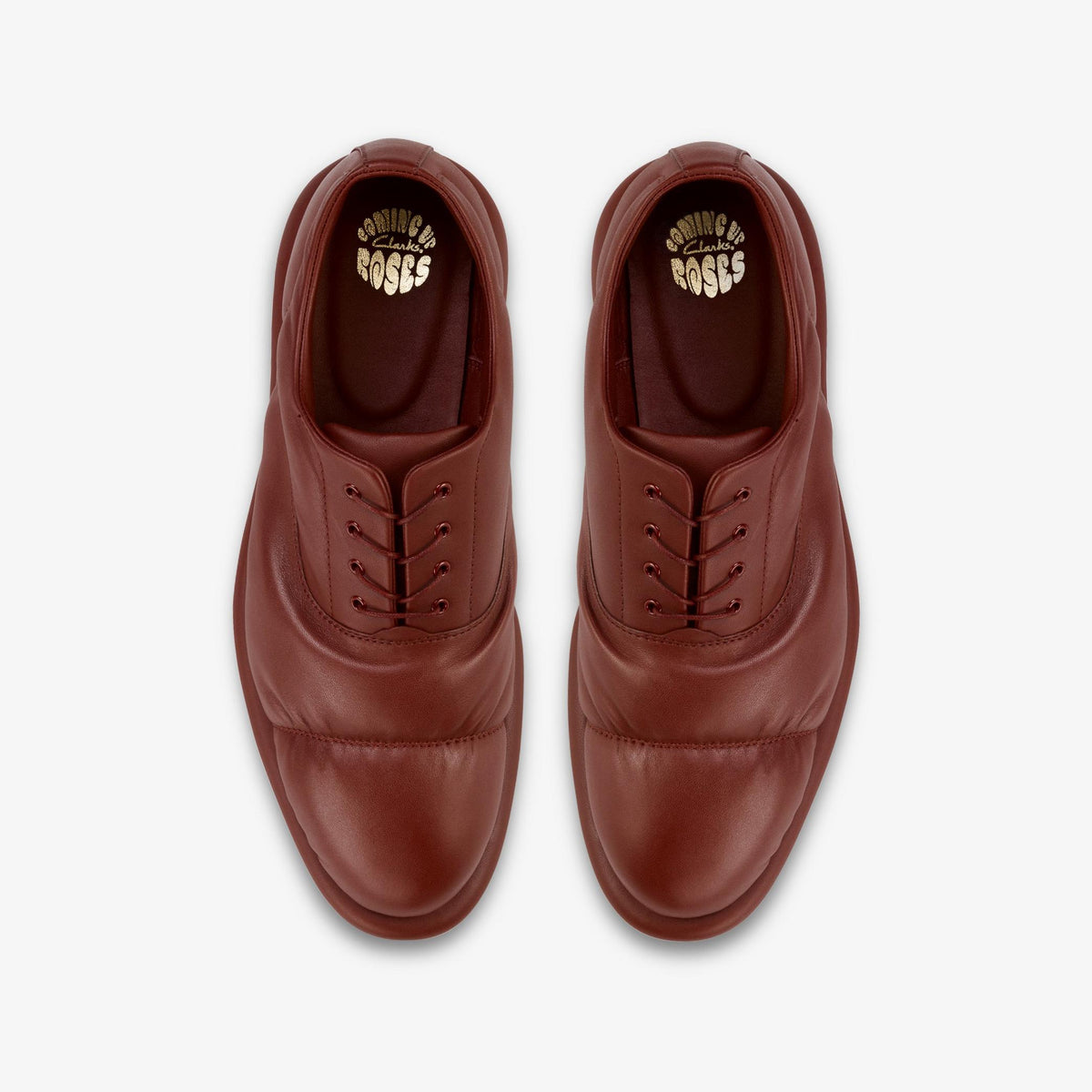 Clarks Cur Martine Rose Oxford 1 Men's Blood Leather 26178370 — top view
