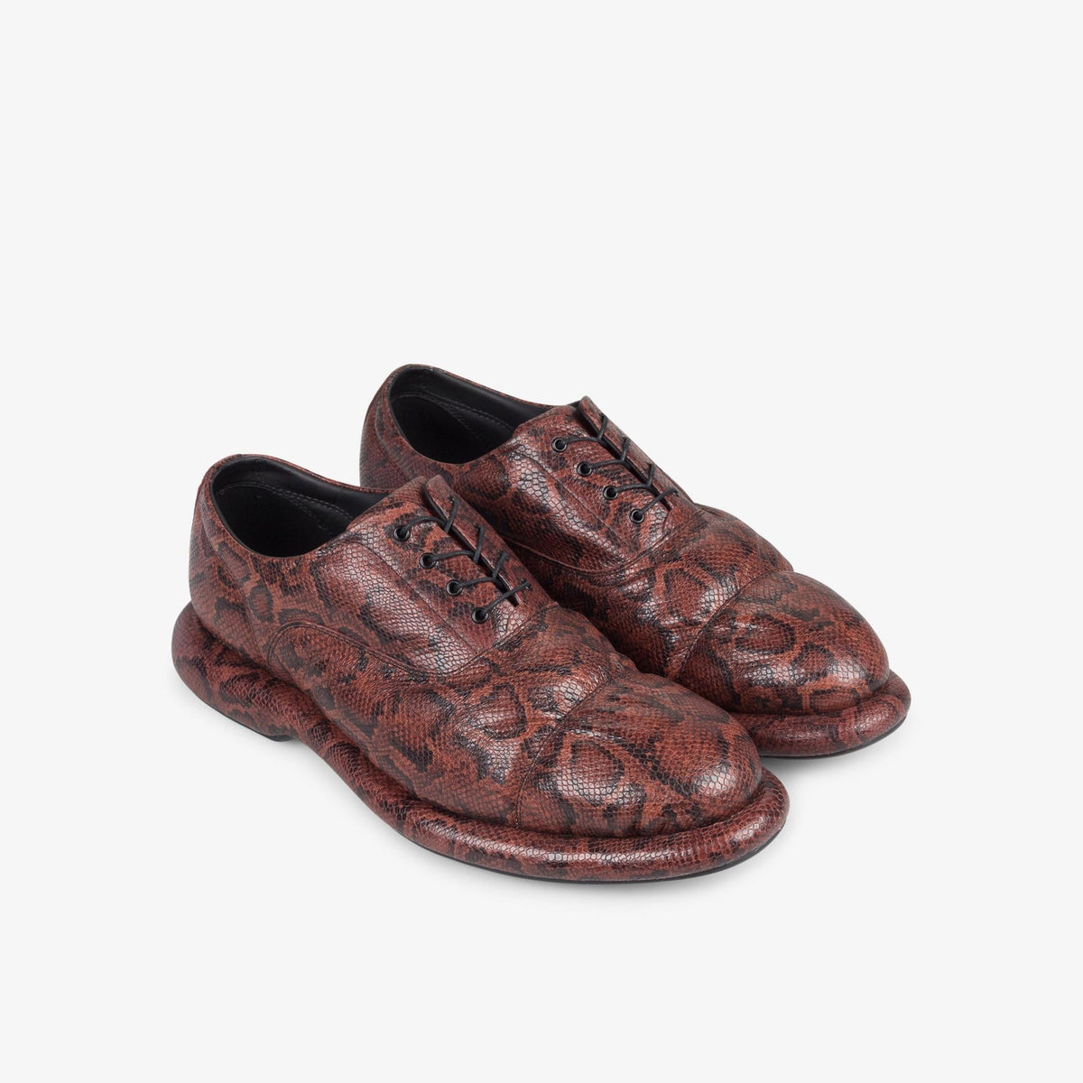 Clarks Originals x Martine Rose Oxford 1 Men's Brown Snake 26178371 — sole view