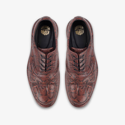 Clarks Originals x Martine Rose Oxford 1 Men's Brown Snake 26178371 — top view