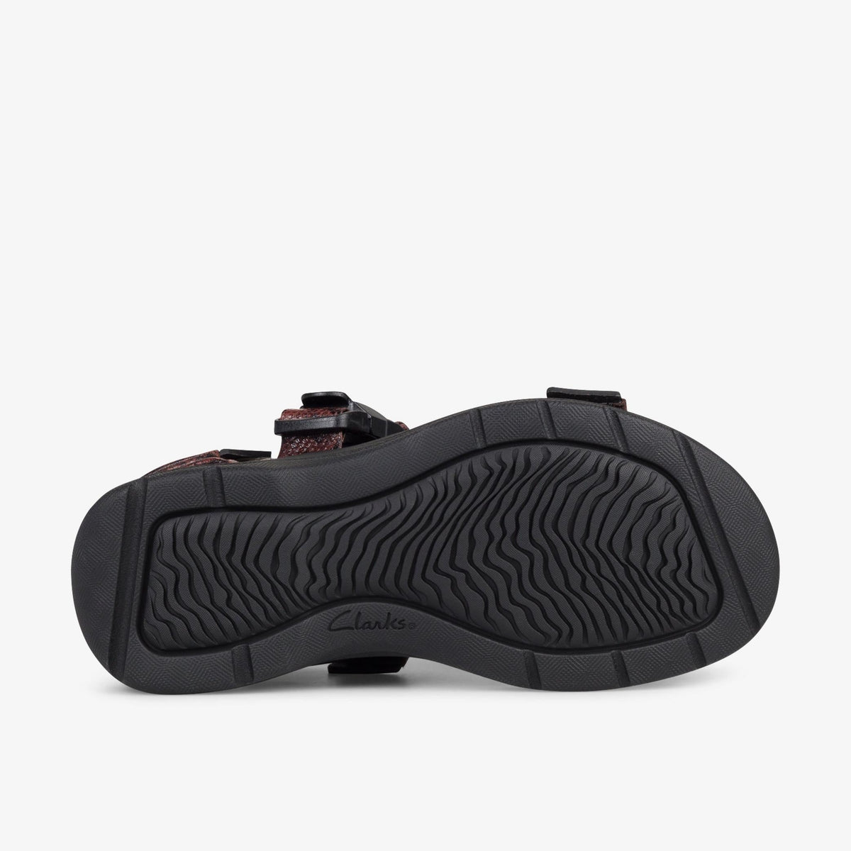 Clarks Originals x Martine Rose Sandal 1 Men's Brown Snake 26178378 — rear view