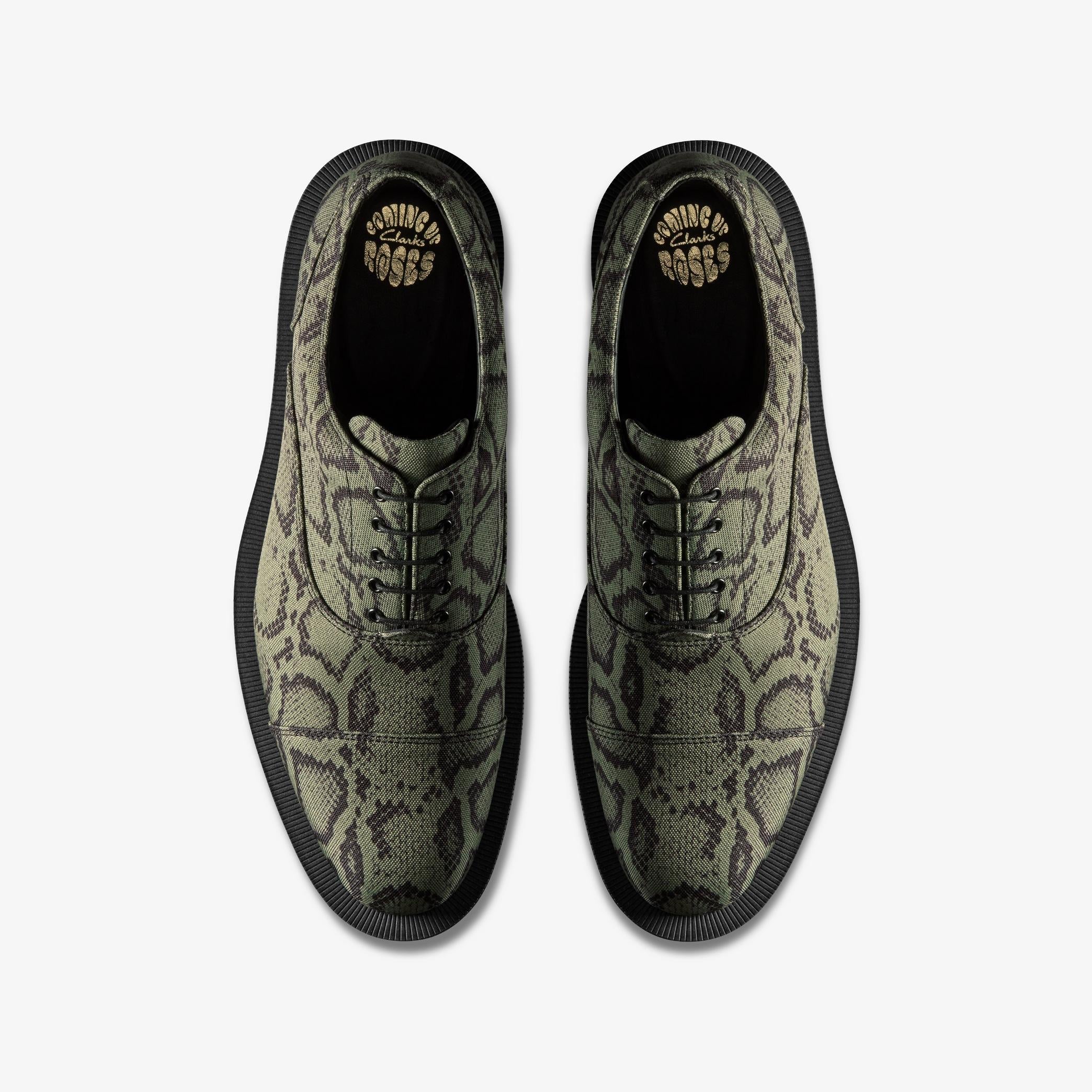Clarks CUR Martine Rose Oxford 2 W Women's Green Text
