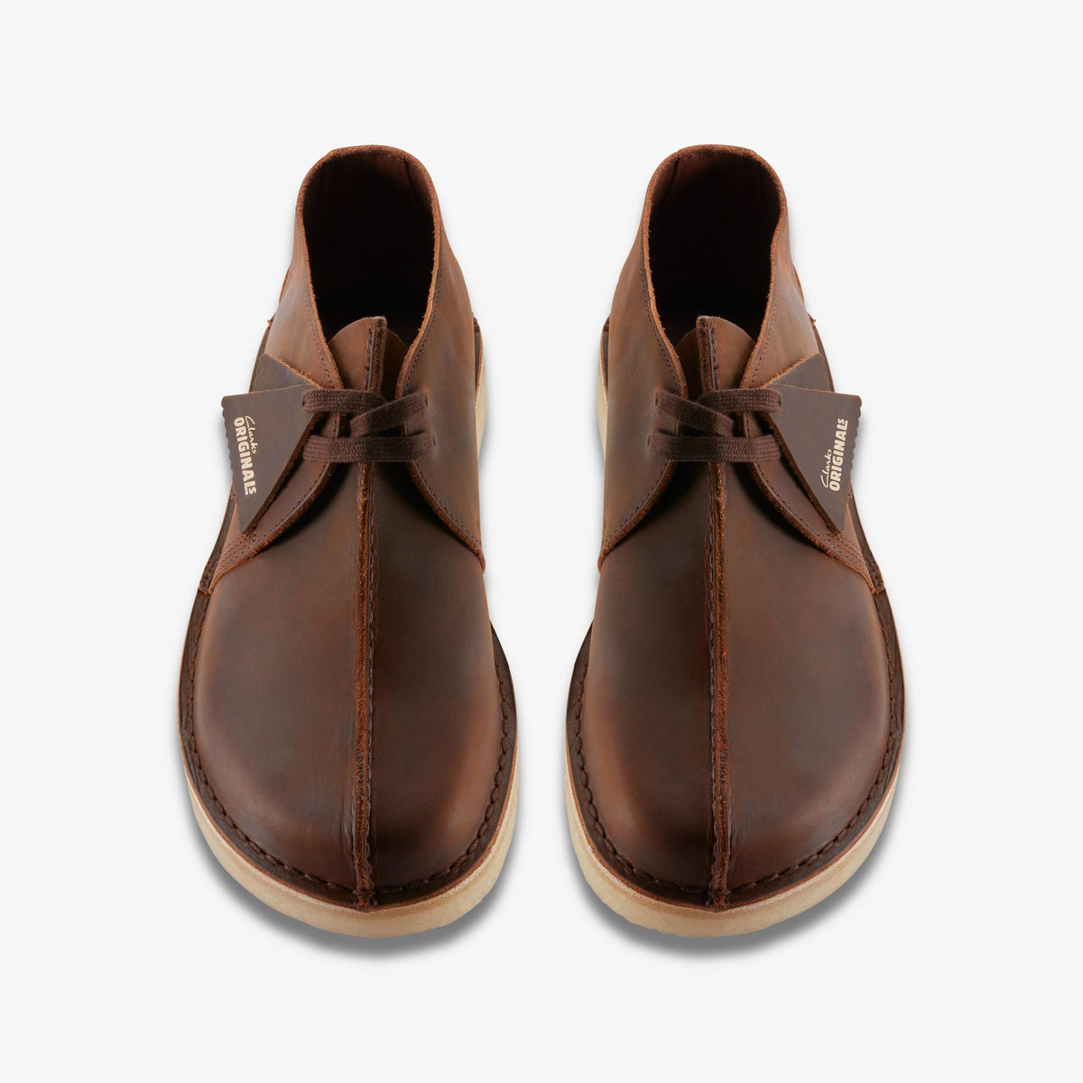 Clarks Originals Desert Trek Men's Beeswax Leather 26178475 — top view