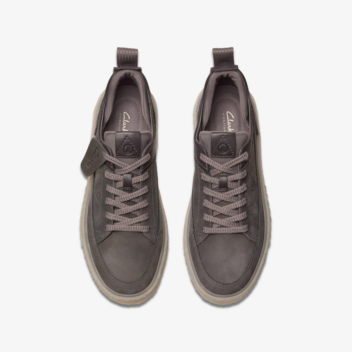 Clarks Somerset Lace Men's Dark Grey 26178913 — top view